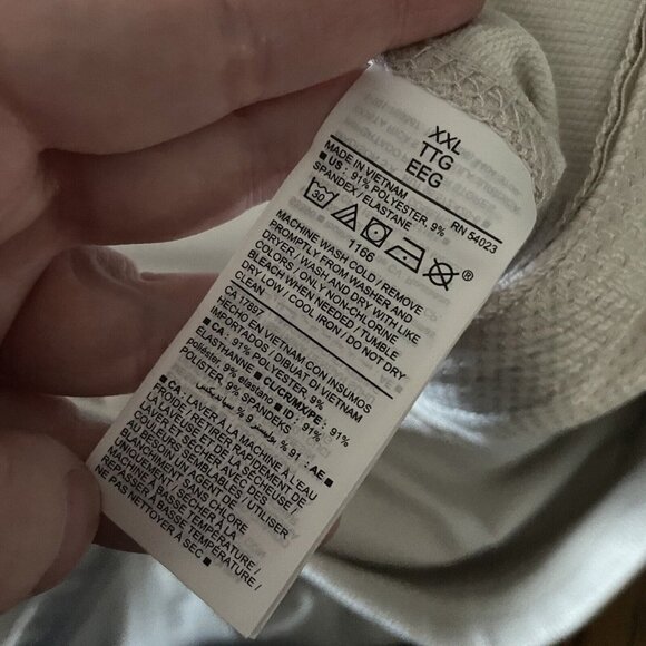 Old Navy Wmn Plus XXL Beige Drawstring Waist Pocketed Dry Quick Jogger Pants - Picture 8 of 8